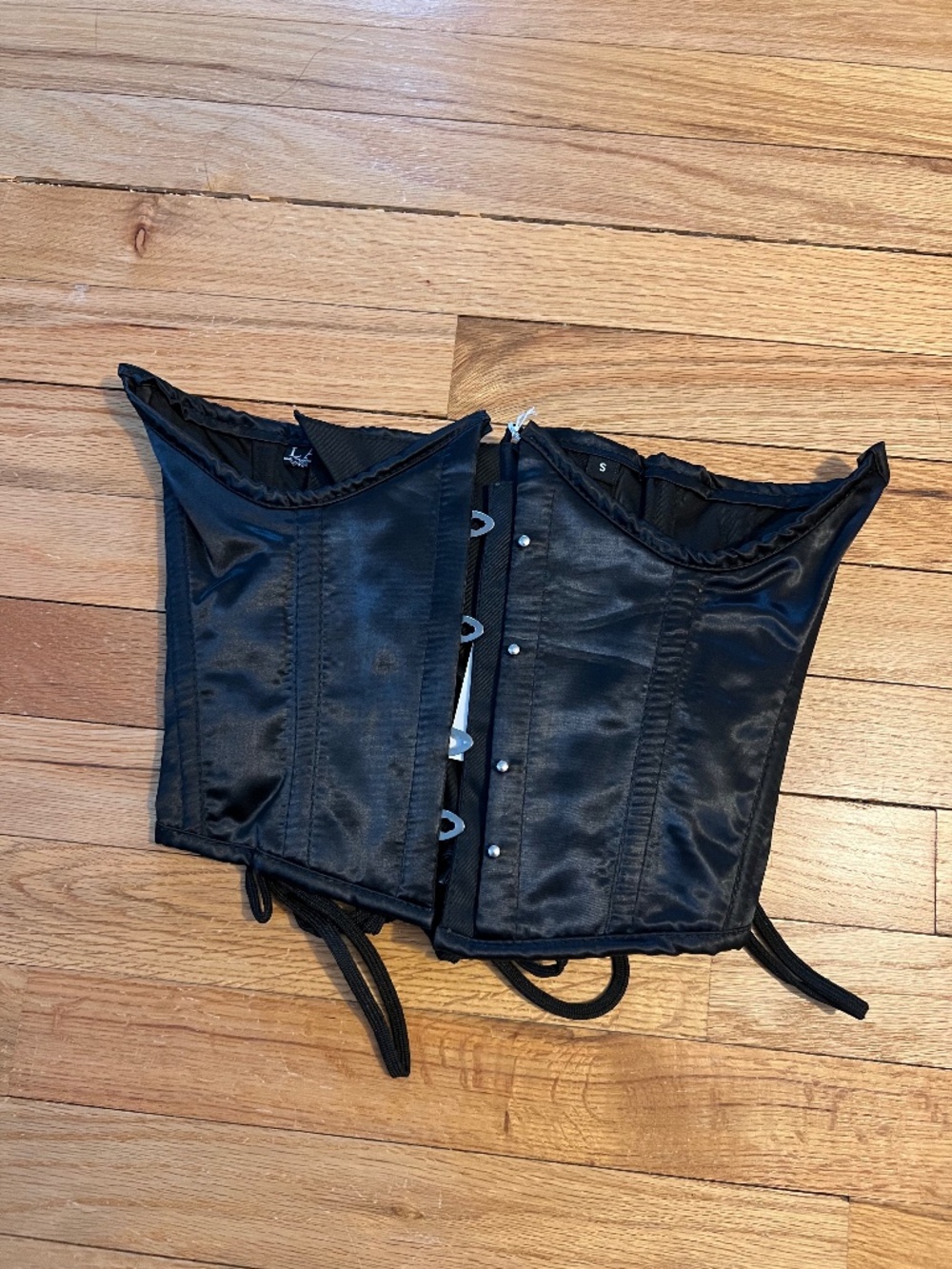 Daisy Corset Gothic Black Under Bust Corset